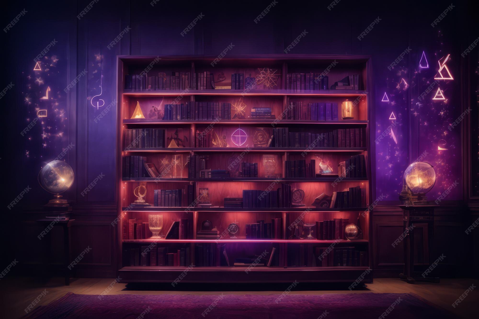 Premium AI Image enchanted books mystical tomes ancient scrolls