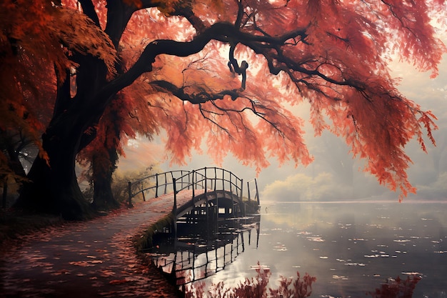 Enchanted by Autumns Beauty Autumn Land scape Photo