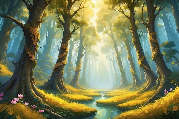 Enchanted Champa Forest