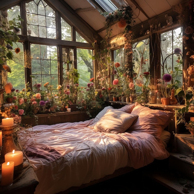 enchanted cottage bedroom