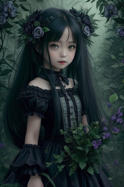 Enchanted Dreams Little Vampire Princess in the Realm of Magic