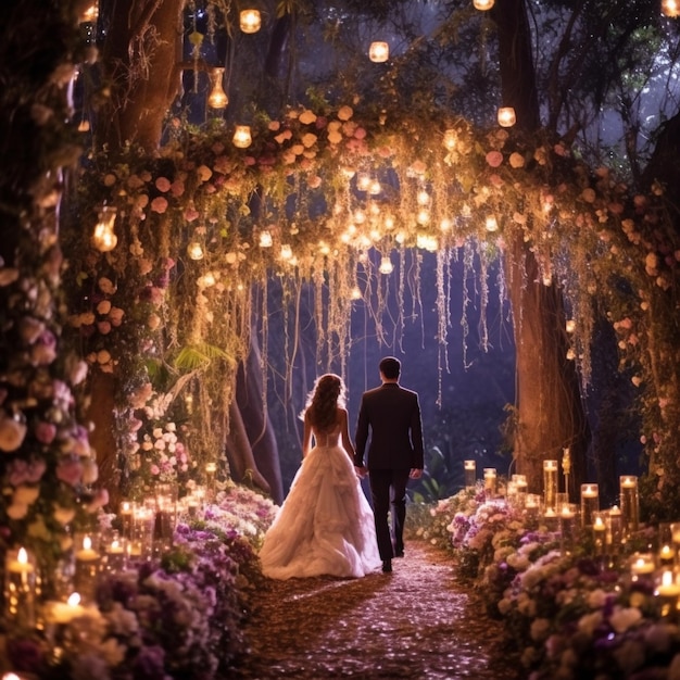 Premium Photo Enchanted Forest Wedding Premium Photo Enchanted Forest Wedding