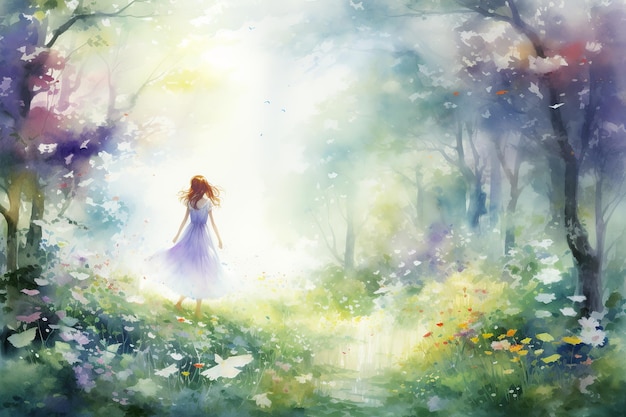 Enchanted Forest Whimsy and Wonder in Watercolor