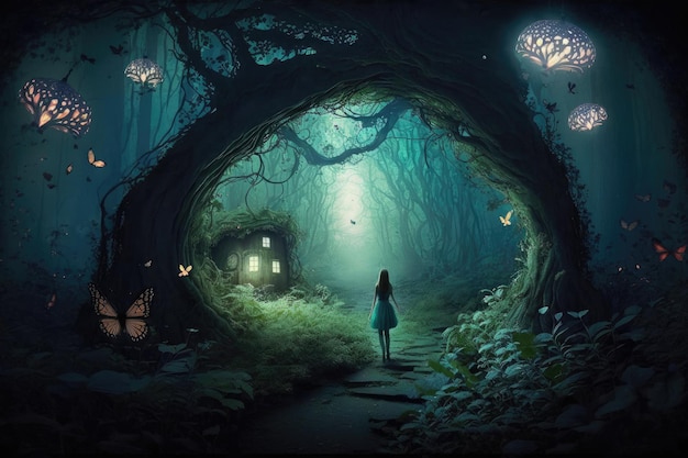 魔法と妖精が舞う魅惑の森