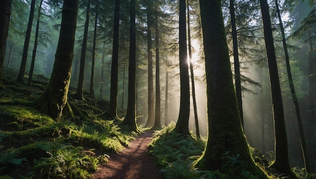 Enchanted Forests Hiking through