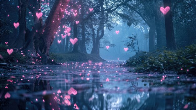 enchanted love forest in valentines day pragma