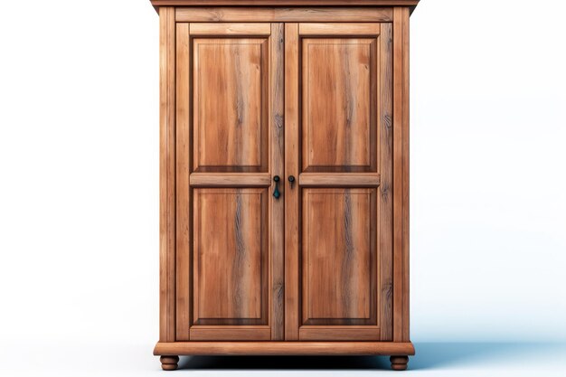 Photo enchanted oak armoire with mystical doors and hidden drawers