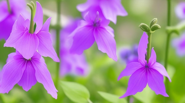 Enchanted spots pink campanula punctata flowers the spotted bellflowers of nature's charm