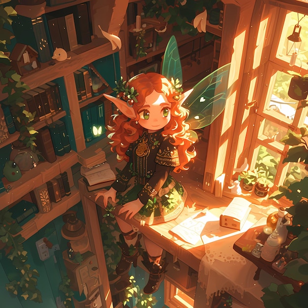 Enchanted Study Fairy Fantasy Art