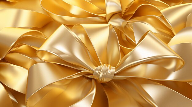 ホリデー シーズンのエッセンスを捉えた魅惑的な抽象パターン 暖かさとお祭り気分で輝くこのデザインは、複雑なリボンで飾られたきらめく金色のギフト ボックスの相互作用
