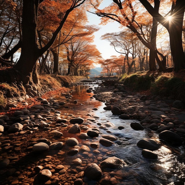 Enchanting Autumn Autumn Landscape Photo