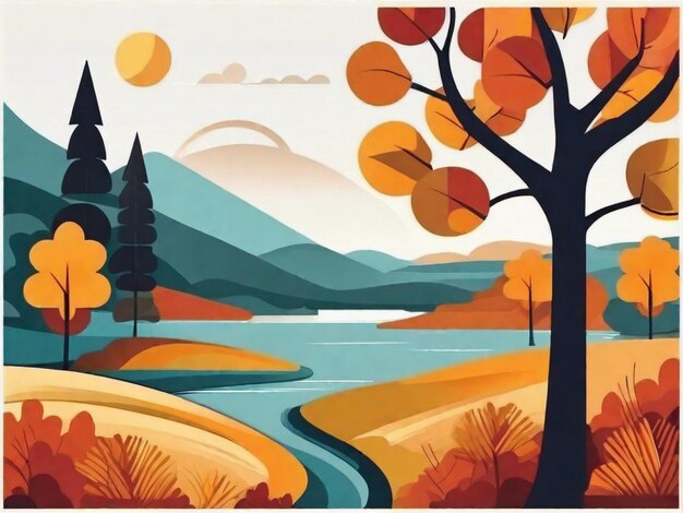 enchanting autumn landscapes