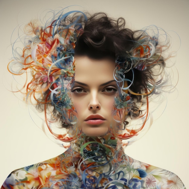 Photo the enchanting brilliance of neri oxman a captivating character at every inch