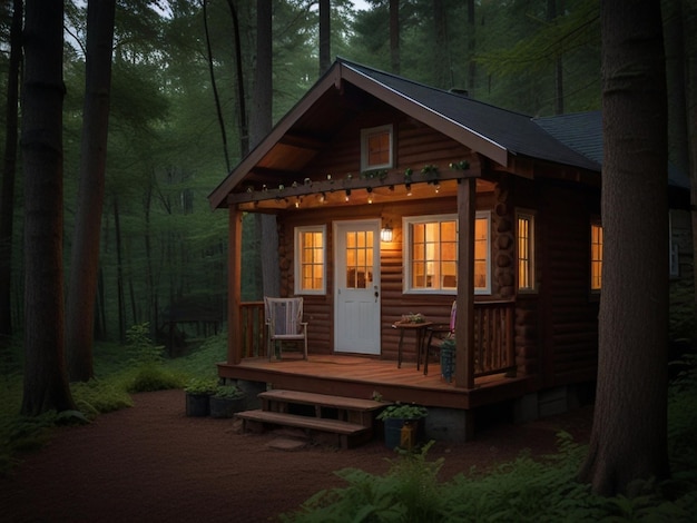 Enchanting Cabin Retreat A Tranquil Haven in the Heart of Nature