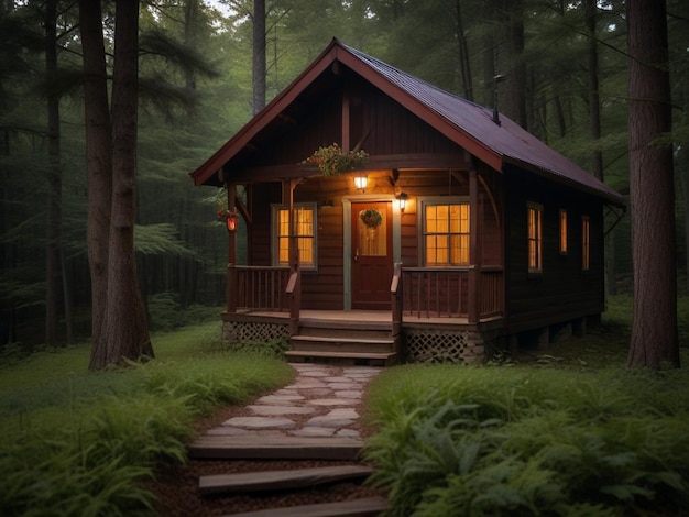 Enchanting Cabin Retreat A Tranquil Haven in the Heart of Nature