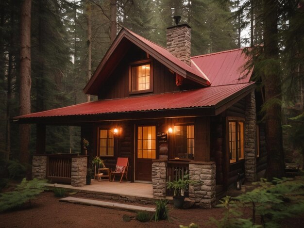 Enchanting Cabin Retreat A Tranquil Haven in the Heart of Nature