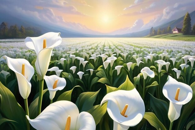 Enchanting Calla Lily Dreamscape