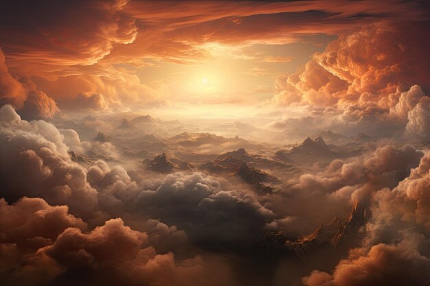 Enchanting Clouds in Faraway Land