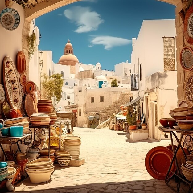 Premium Photo  Enchanting Cultural Journey through Tunis