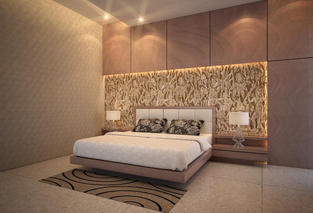 Enchanting and Deluxe Bedroom Interior Design