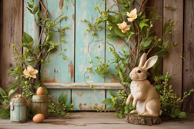 Photo enchanting easter bunny decor collection