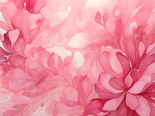 Photo enchanting elegance abstract pink watercolor texture