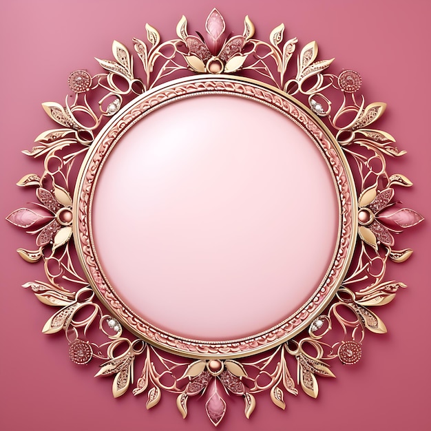 Enchanting Floral Frames for Imagery