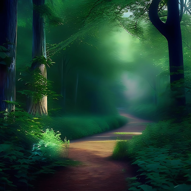 Enchanting forest beautiful high quality