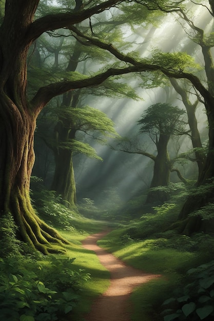 Enchanting forest beautiful high quality