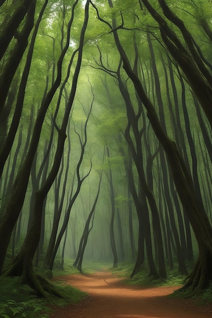 Enchanting forest beautiful high quality