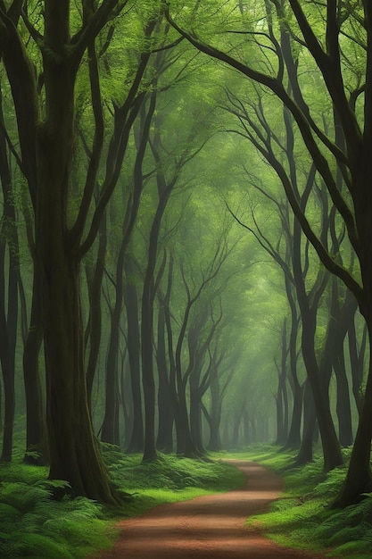 Enchanting forest beautiful high quality