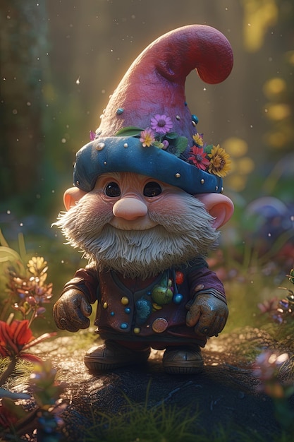 Enchanting Forest Guardian Realistic Character Design Tiny and Cute