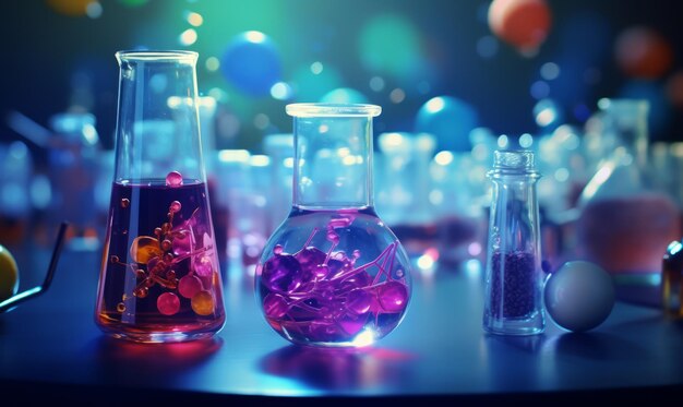 Enchanting Fusion A Neon Quest into Molecular Gastronomy Biologic Chemistry Math 3D UHD Tilt Sh