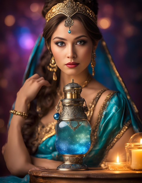 Enchanting Genie Portrait