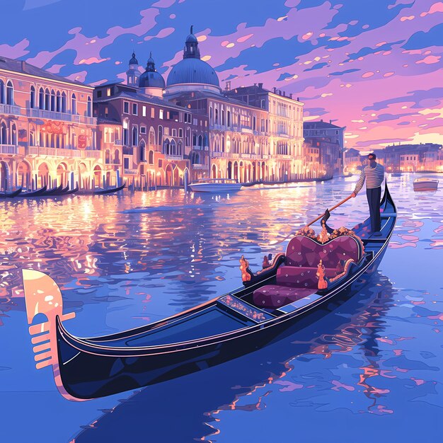 Enchanting Gondola Ride Through Venice