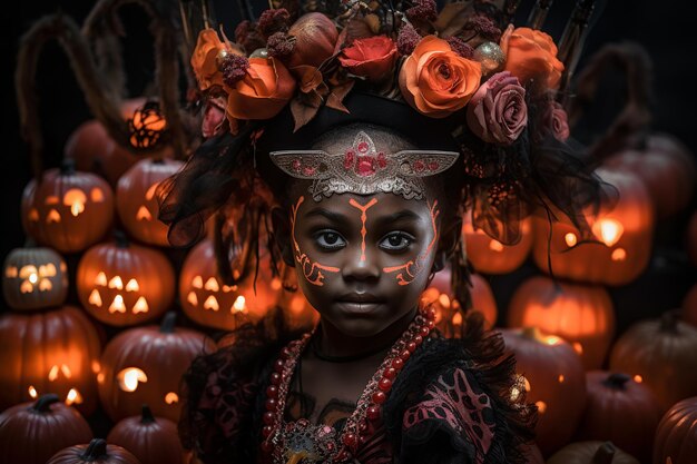 Premium AI Image  Enchanting_Halloween_Diversity