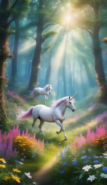 Photo enchanting herd