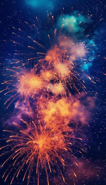 Enchanting New Year's Fireworks