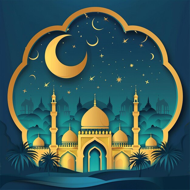 Enchanting Night at the Golden Mosque