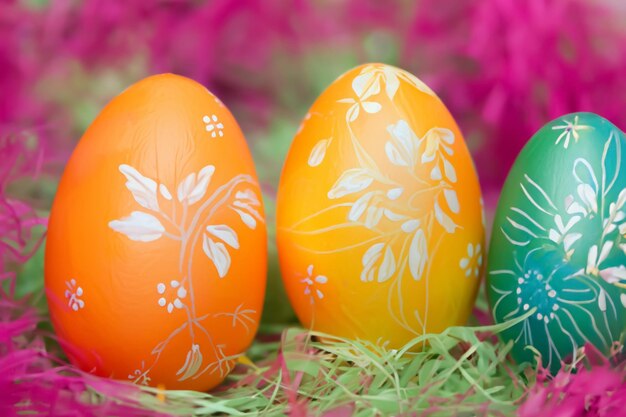 Enchanting pastel easter eggs delightful hues of the season