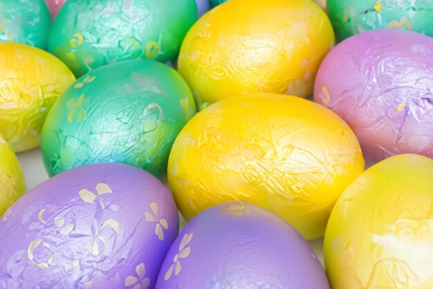 Enchanting pastel easter eggs delightful hues of the season