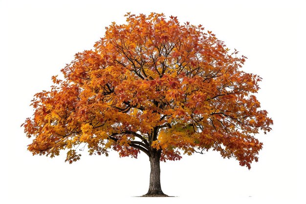 Photo the enchanting sight of an autumn maple tree