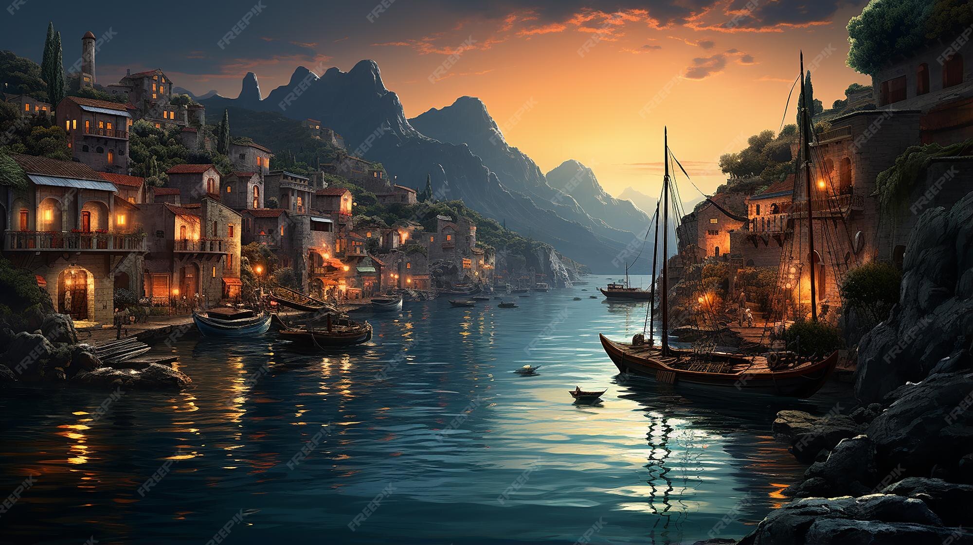 Premium AI Image | Enchanting Sirens Artistic Capture of Beautiful