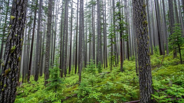 Enchanting Subalpine Forest Scenery