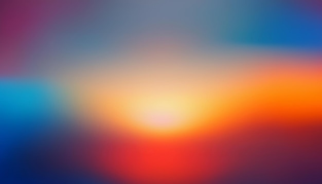 魅惑的な夕日のパレット カラー ブレンド 静かな美しさの抽象的な旅
