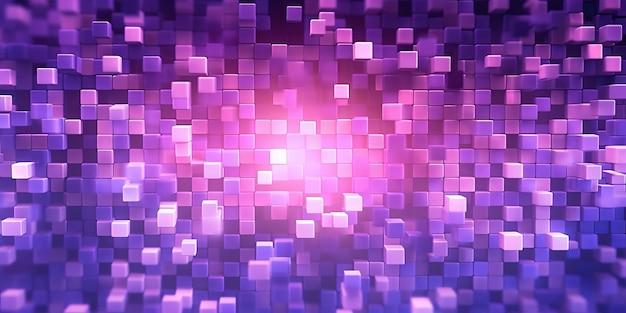 Enchanting symphony of light a luminous purple square dance generative AI