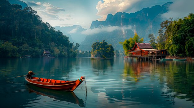 Photo enchanting thailand a captivating snapshot of authentic beauty