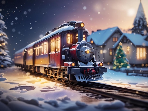 Christmas Train Live Wallpaper
