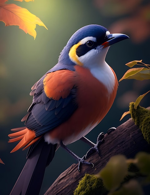 The Enchanting World of Beautiful bird Generative AI