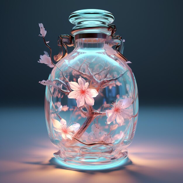 The Enchanting World Inside the Clear Bottle